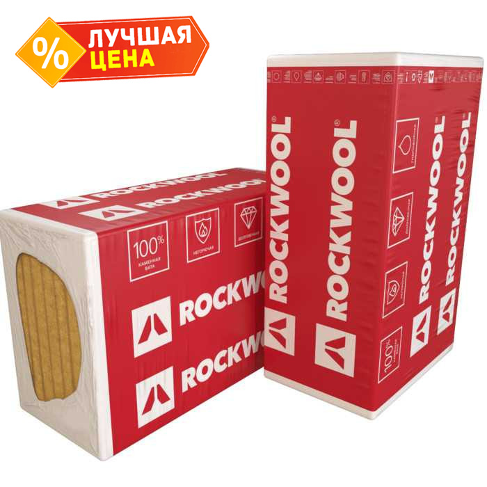 Утеплитель Роквул Венти Баттс Д 150х1000х1200