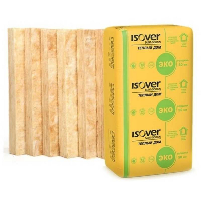 Утеплитель Isover Изовер Тёплый Дом Плита 50х610х1170 в Крымске